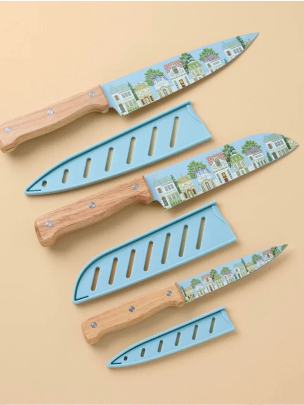 Lenox Spice Village 3-Piece Cutlery Set with Blade Guards | NWT